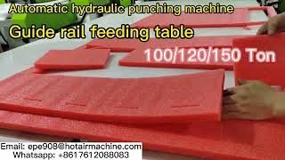 Guide rail feeding punching machine | die cutting machine