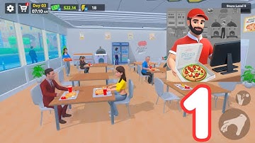 Pizza Shop Simulator 3D - Gameplay Walkthrough (Day 1 - 2) Part 1 |  #gameplay