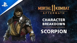 Mortal Kombat 11 Aftermath - Competition Center Character Breakdown: Scorpion | PS4
