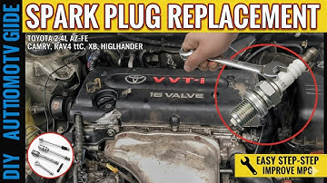 How To Replace Spark Plugs On A Toyota With A 2.4l Engine