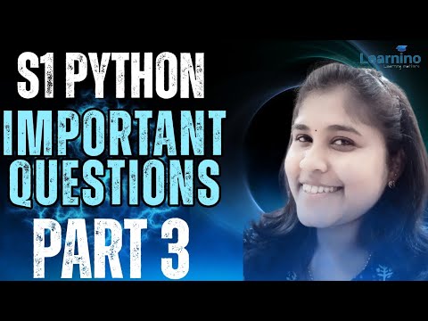 KTU BTECH S1 Algorithmic thinking with python Model question paper ...