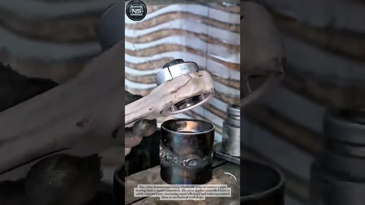 Powerful DIY Metal Press Tool | Homemade Bearing Press Machine in Action#mechanic #shorts #usa