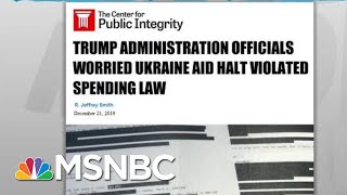New Evidence Shows Fears About Legality Of Trump Ukraine Scheme | Rachel Maddow | MSNBC