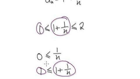Video 2508 - Bounded Sequences Example