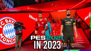 PES 2021 in 2023 Bayern Munich vs. Man United  Realistic Gameplay - PC screenshot 4