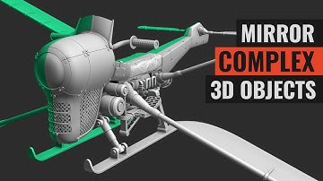 Mirror Complex 3D Objects in Blender