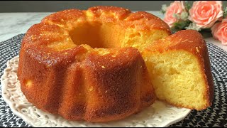 картинка: Апельсиновый пирог с 10 ложками за 10 минут 🍊 Который все ищут! Без весов!