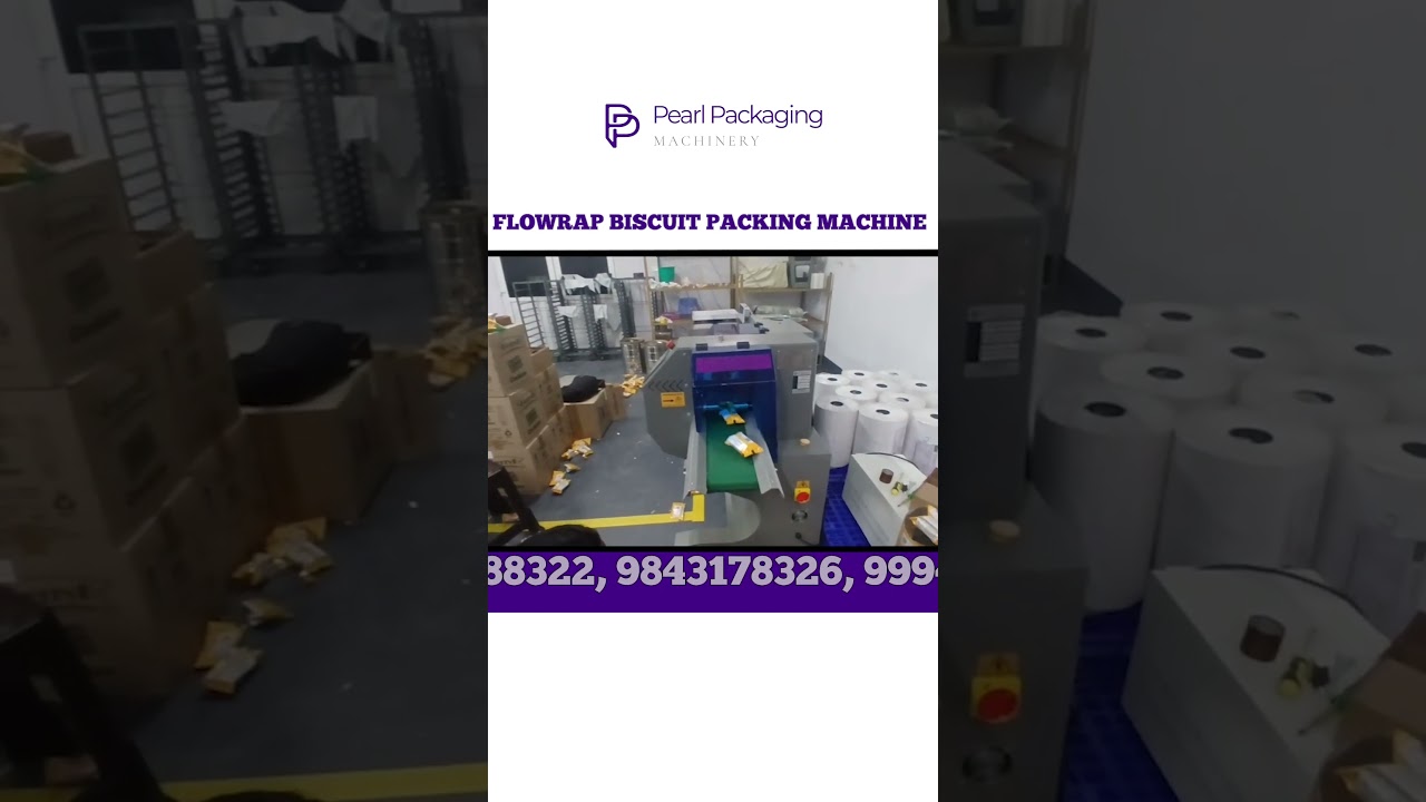 Flowrap Biscuit Packing Machine in Action | Pearl Packing Solutions