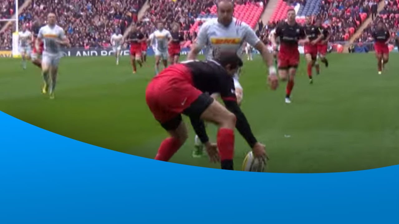 Fantastic piece of footwork from Alex Goode