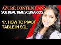 17. How to pivot table in SQL