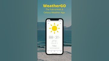 WeatherGO - The Weather App w/ Fahrenheit & Celsius Together!