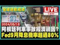 阿根廷列車事故經濟禍因？　Fed9月降息機率超過80％LIVE｜1400 全球通膨經濟｜TVBS新聞