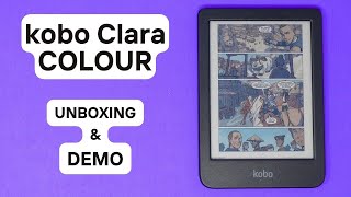 Color EReader  Kobo Clara Colour Unboxing & Demo