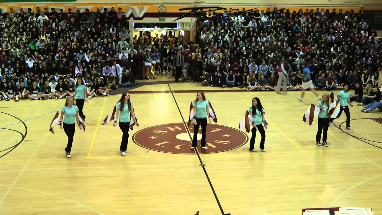 2011 LCHS La Cañada High School Flaggies Performance, Spring Assembly, March 4, 2011