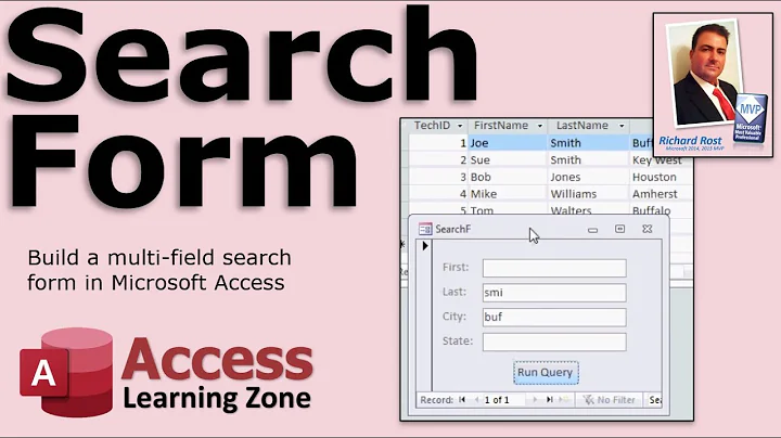 Microsoft Access Multi-Field Search Form