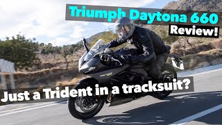 Is the new Triumph Daytona 660 a true Daytona? Full ride and review! by Mid-life Crisis Motorcyclist  6,940 views 2 months ago 22 minutes
