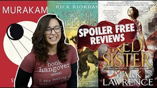 Batch Review--Sputnik Sweetheart, Percy Jackson, Red Sister