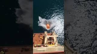 Nakskov Maersk Freefall Lifeboat Drill 