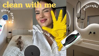 CLEAN WITH ME IN MY NEW APARTMENT 🧹🏠 | I WASH THE CARPET 🧺 | I CLEAN THE WHOLE HOUSE | CLEANING R... screenshot 1