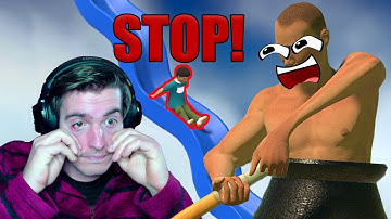 I am SO DONE with this! (RAGE QUIT!!!!) | Getting Over It Part 2