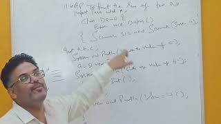 SUM OF TWO NO IN JAVA ( ICSE )