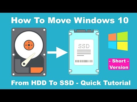 How do I move Windows to a new SSD?