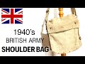 1940’s BRITISH ARMY Sholder Bag！使いやすさバツグン！WW2時代のヴィンテージミリタリーバッグ【まじゴリ古着】