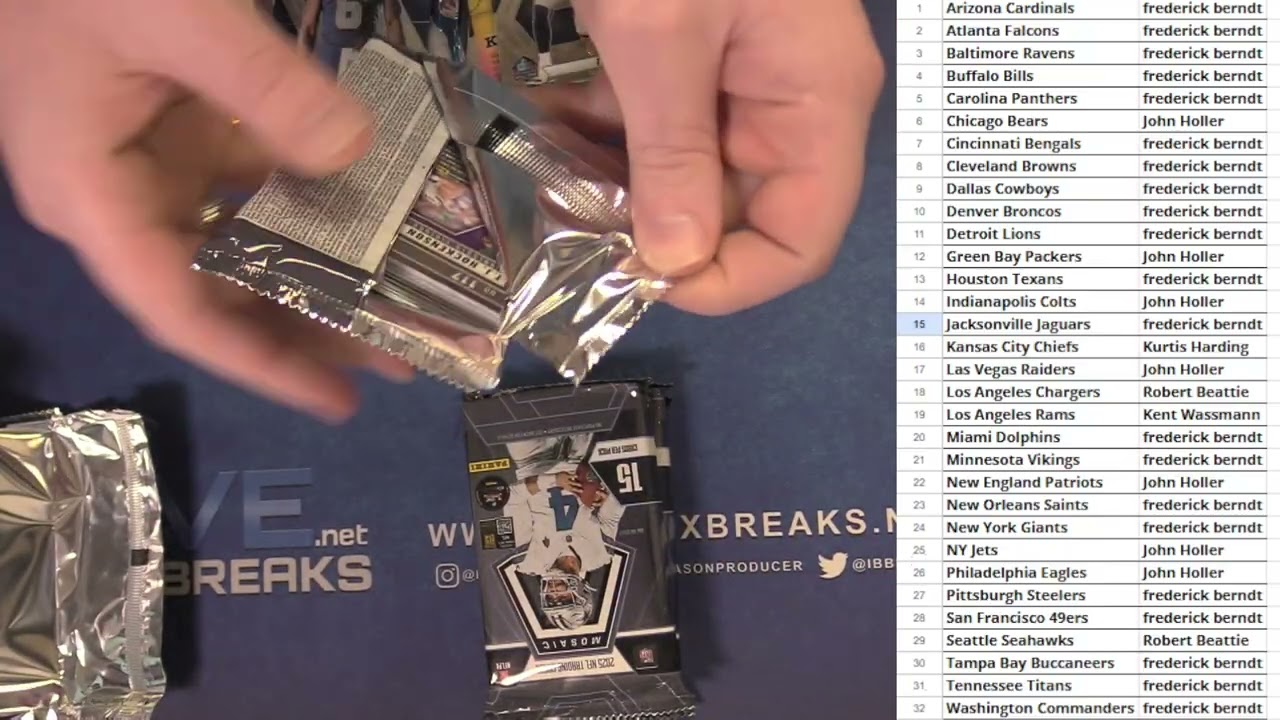 2025 Mosaic Football Hobby Box Break #5 LBB