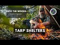 Tarp shelter configurations s1e8 into the woods   gray bearded green beret