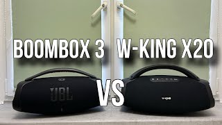 NEW 2024! W-KING X20 vs JBL BOOMBOX 3 😝 | W-KING WAY LOUDER? 😍 | SOUND TEST!