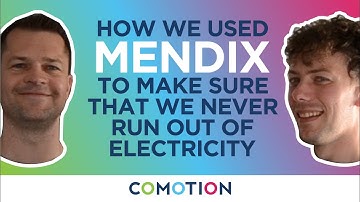 How we used Mendix to make sure that we never run out of electricity