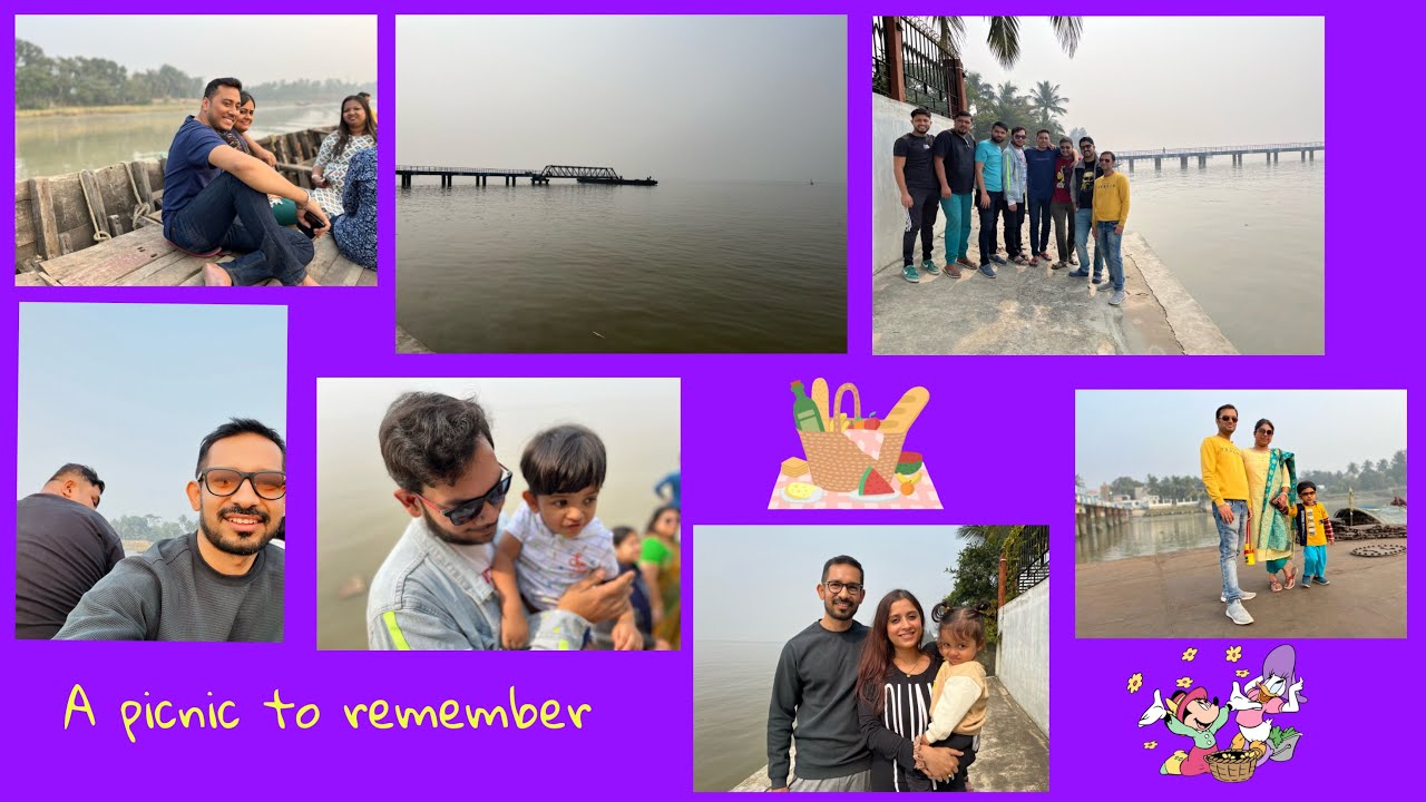 Picnic with friends beside Ganga river | 