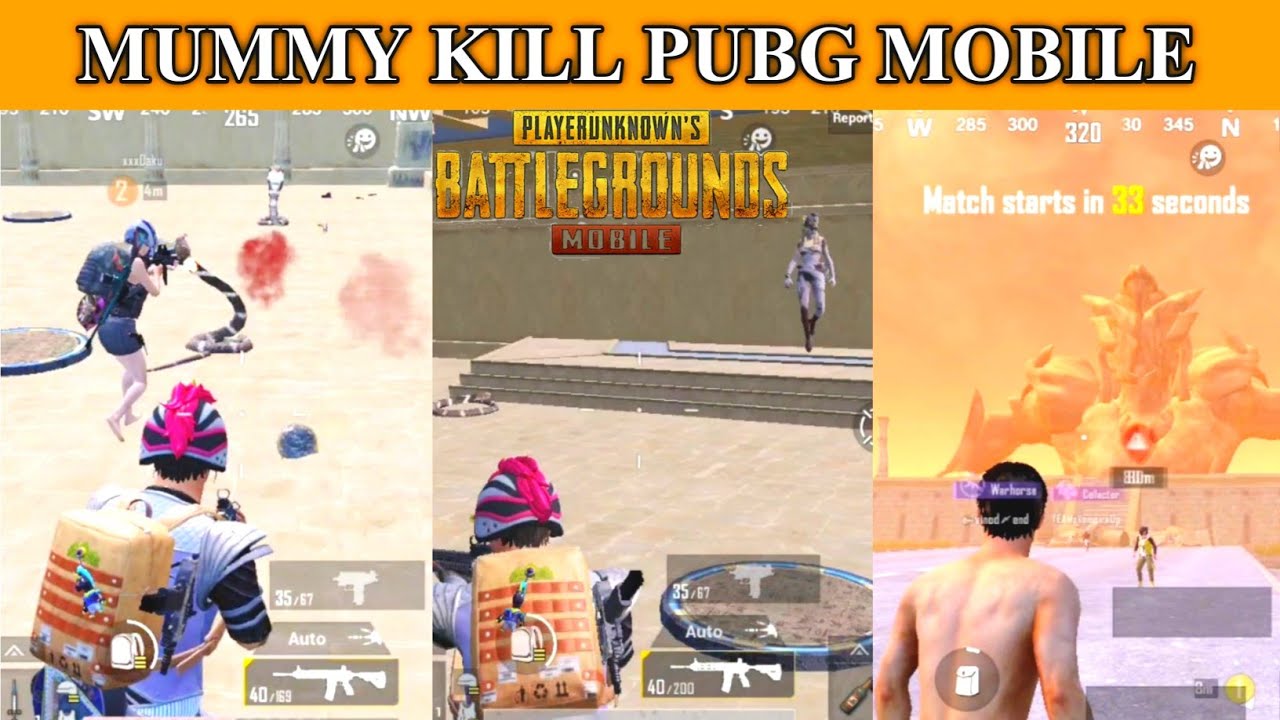 PUBG MOBILE MUMMY KILL|GamexBasu