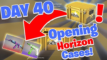 DAILY CS:GO CASE OPENING - HORIZON CASES - DAY#40