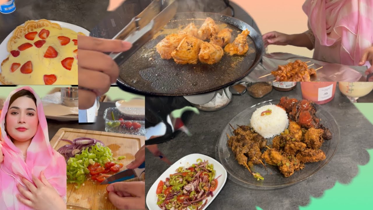 Aj iftar ma kia banaya Ramadan vlog platter ki quick recipe YouTube