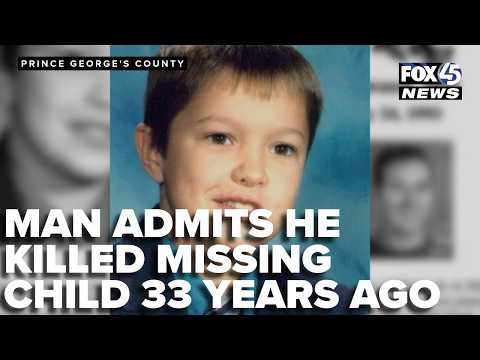 Man admits he killed missing child 33 years ago