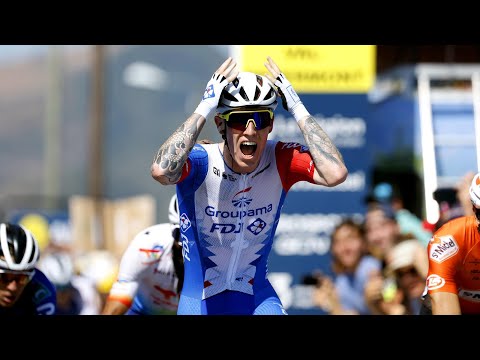 Tour de l'Ain : Rémi Cavagna croqué à 50m de l'arrivée, première victoire en pro pour Jake Stewart