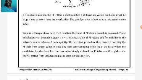 Lecture Video_15EE81_Module-5_AC Power Flow Analysis_Gunasekari R