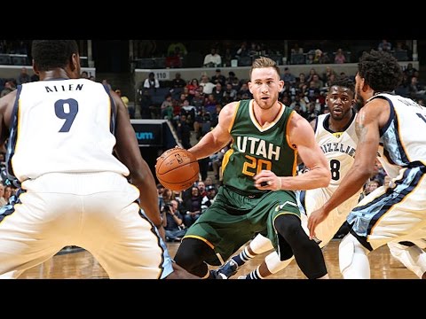 Utah Jazz Vs Memphis Grizzlies Highlights December 18 2016 2016 17 NBA Season