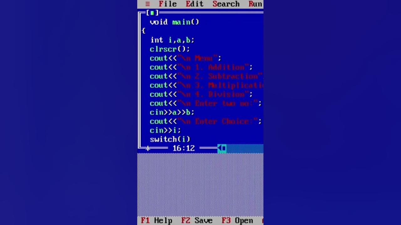 How To Use Switch Statement In C++ Language #coding #youtube # ...