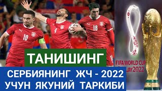 Serbiya terma jamoasining Jahon chempionati uchun yakuniy tarkibi Qatar 2022 yangiliklari