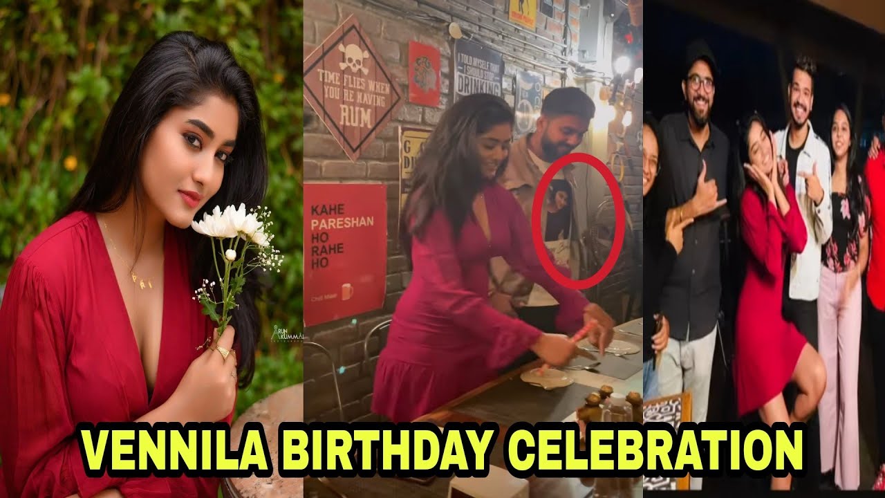 Kaatrukenna Veli Serial Vennila - Priyanka Birthday Celebration Video