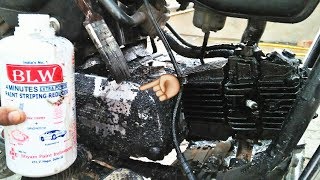 Remove Extra Paint from Bike Engine ||