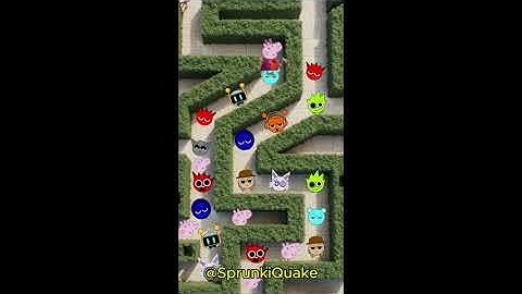 Peppa Pig EATS only ALL Sprunki in labyrinth Compilation #animation #sprunki #funny ​⁠