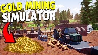 FIRST LOOK : NEW Gold Mining Simulator with Huge Gold Bars! - Hydroneer  Gameplay - Early Access 