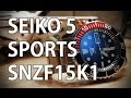 Seiko 5 Sports SNZF15K1 - Review, Measurements, Lume - A Great Little Brother to the SKX009