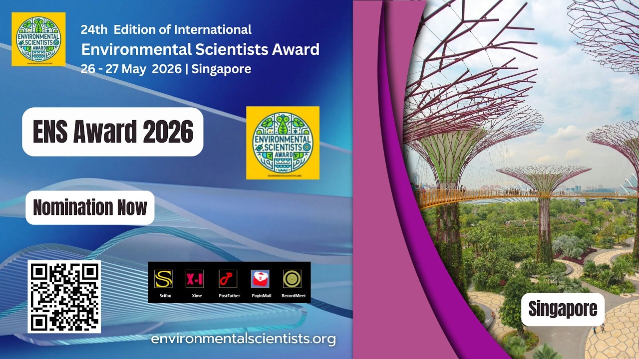 24th Edition of International Environmental Scientists Award | 26–27 May  2026