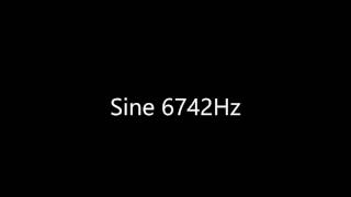 Sine 6742Hz Audio Only