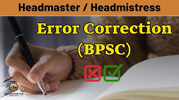 Error Correction for BPSC exam | Headmaster/Mistress preparation |#bpsc  #english #englishvocabulary
