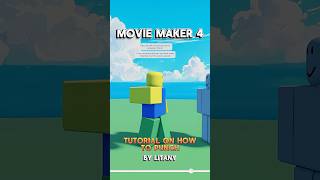Tutorial on how to Punch by Litany in MovieMaker4! #roblox #robloxanimation #moviemaker4 #robloxedit